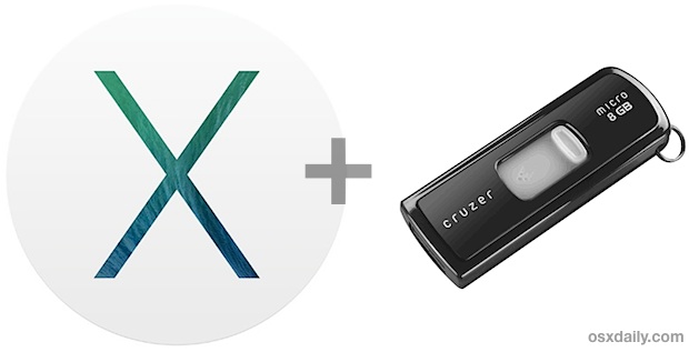 create a bootable usb drive for clean osx install on mac